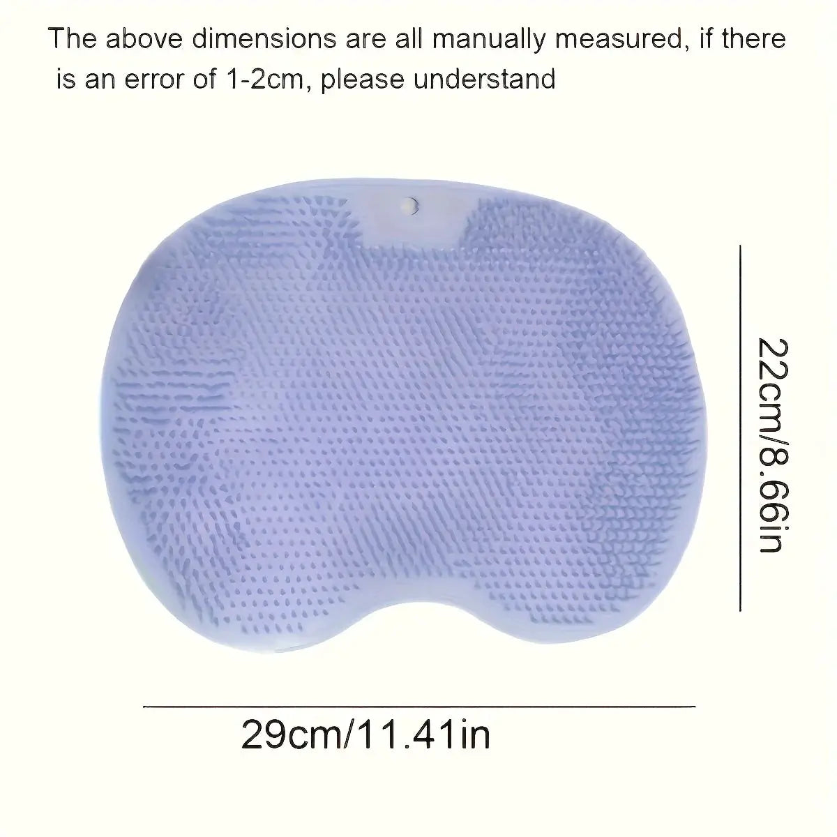 Silicone Foot Massage Mat | Non Slip Design | Wall Mount Scrubber | For Home Use