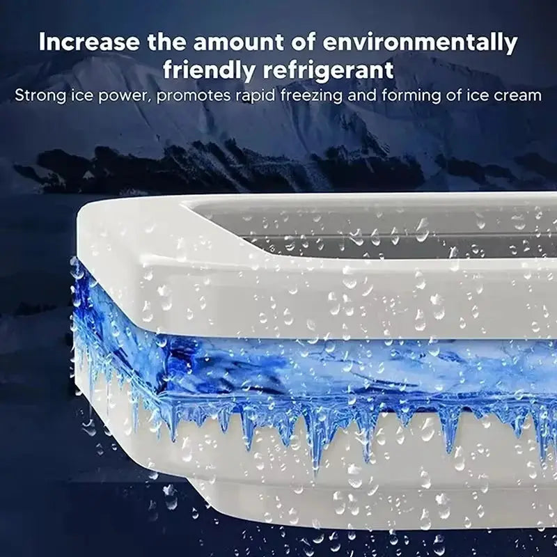 Child's Homemade Yogurt Pudding Household Rolled Ice Cream Maker Ice Tray Ice Stir Fry Machine Small Stainless Steel Stir Fried from PriceLows™