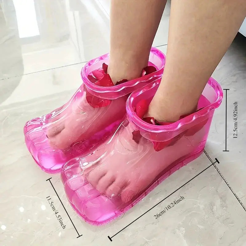 Portable Foot Spa Bath | Foldable Plastic Basin | Compact Water Saving Design
