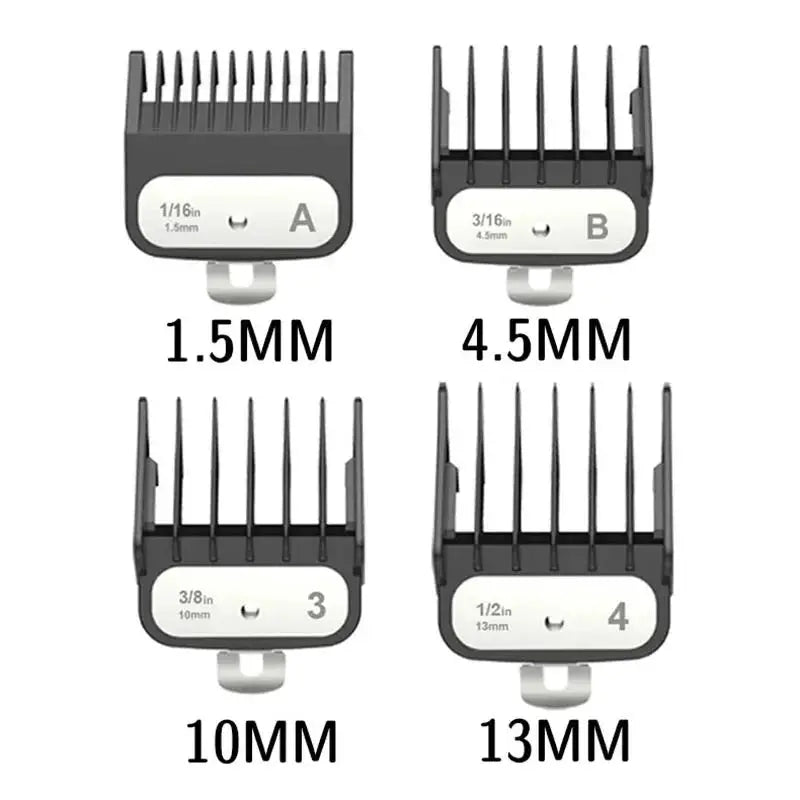 Universal Hair Clipper Guards Barber Trimmer Attachment Limit Combs Professional Barber Accessories Replacement Set Limit Combs from PriceLows™