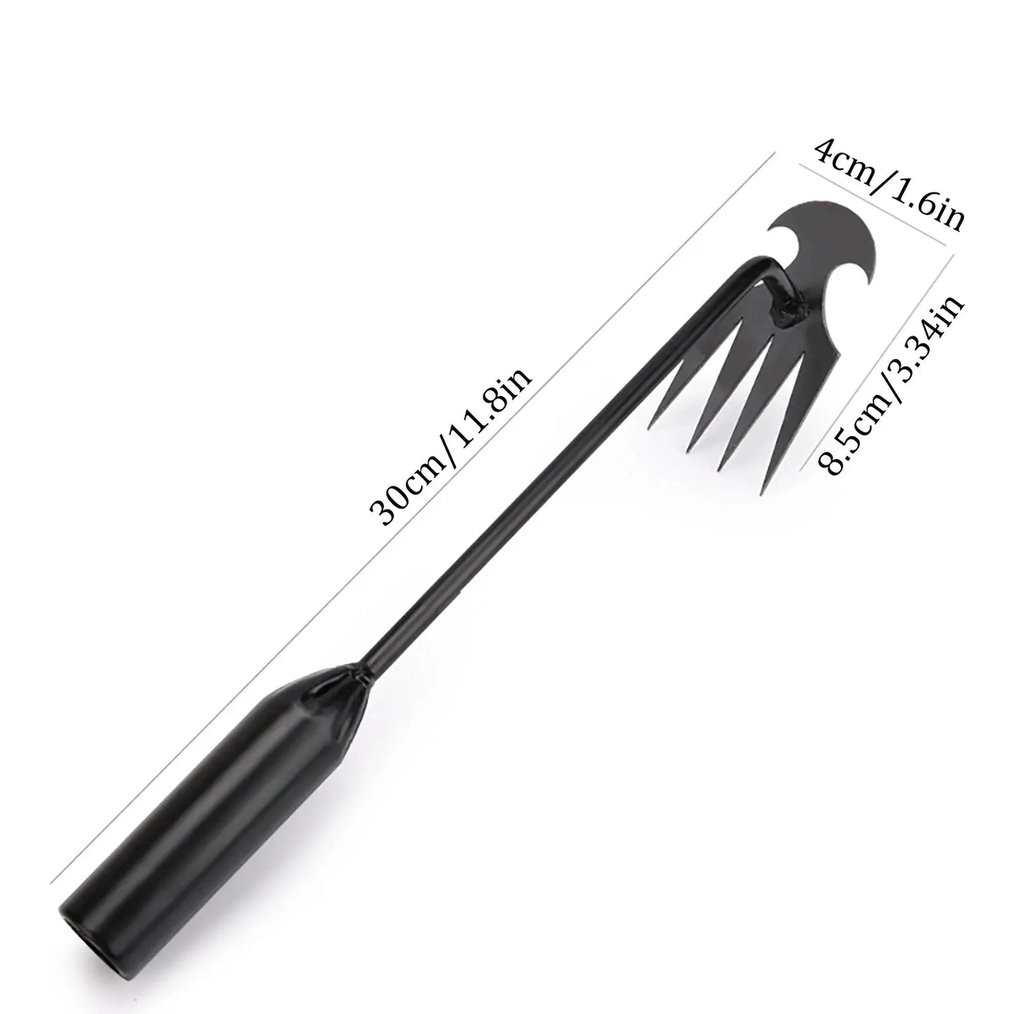 2 In 1 Garden Rake Manual WSeed Grass Rooting Tool Puller Shovel 4 Teeth Weeding Removal Hand Gardening Loose Soil Tool Weeder from PriceLows™