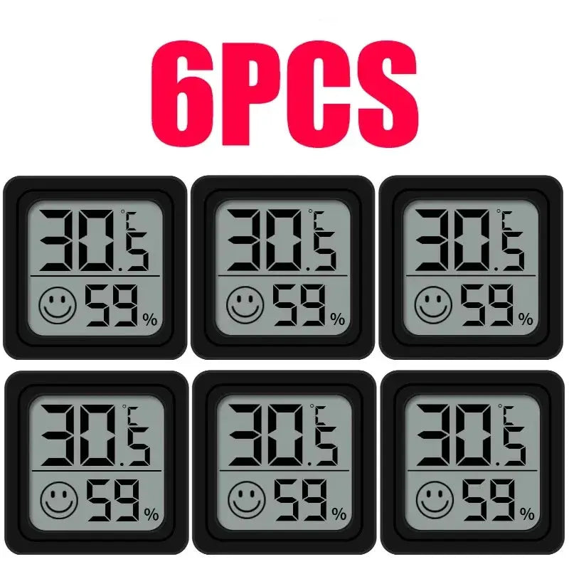 1/3/4/6 PCS Mini LCD Digital Thermometer Hygrometer Indoor Room Temperature Humidity Meter Sensor Gauge Weather Station Set from PriceLows™