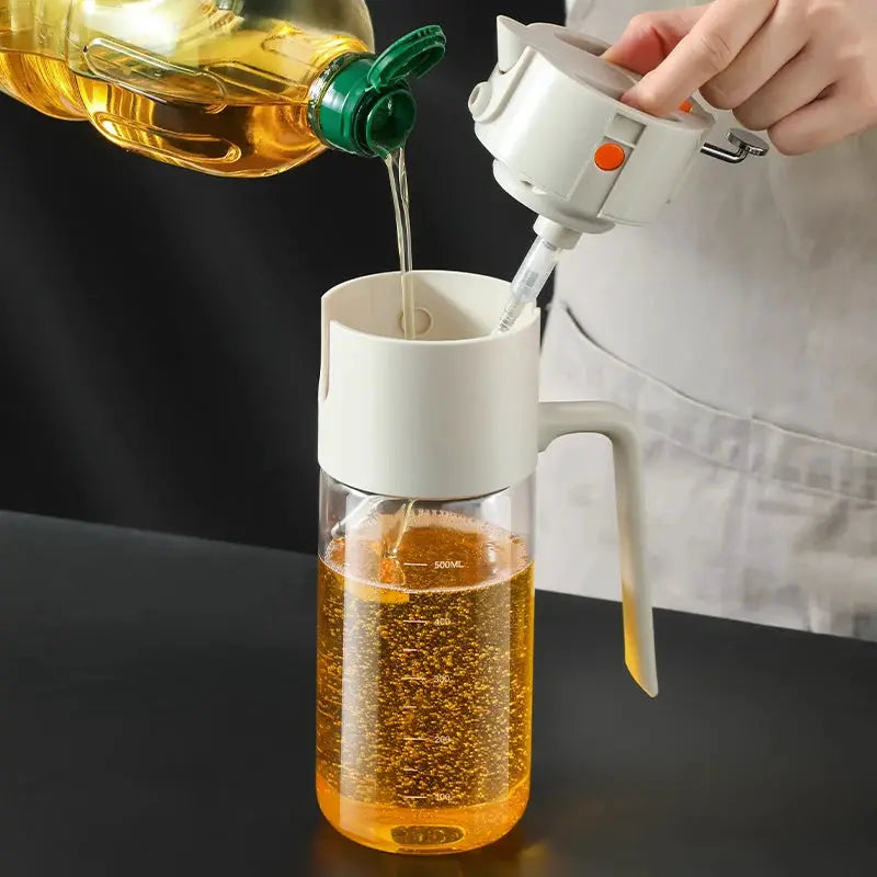 Glass Oil Spray Bottle | Atomized Spray | Leakproof
