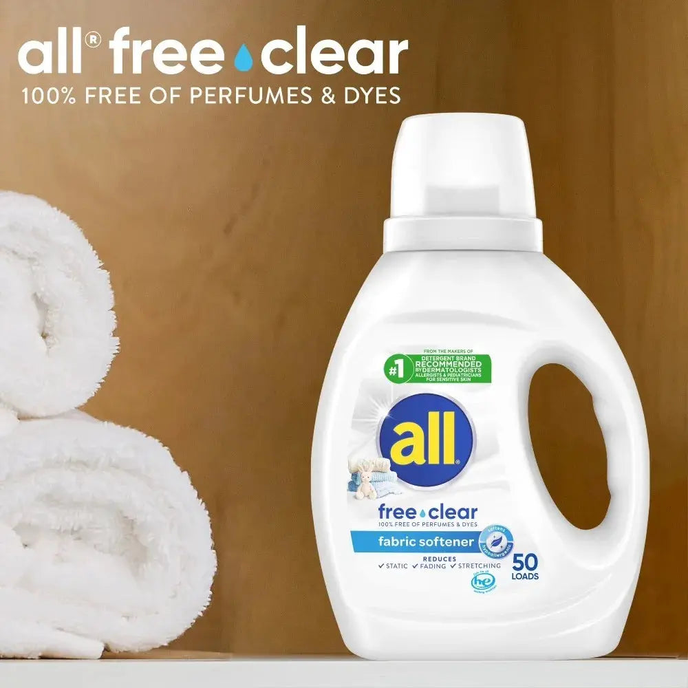 Fabric Softener Liquid | Fragrance Free | Sensitive Skin | Hypoallergenic