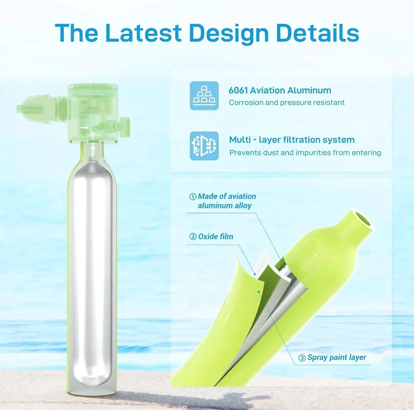 HOUVAN 0.5L Mini Diving Tank with Pump and Snorkel Mask Portable Diving Tank Essential for Outdoor Travel Unisex Gift from PriceLows™
