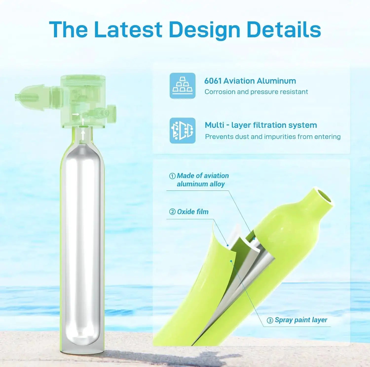 HOUVAN 0.5L Mini Diving Tank with Pump and Snorkel Mask Portable Diving Tank Essential for Outdoor Travel Unisex Gift from PriceLows™