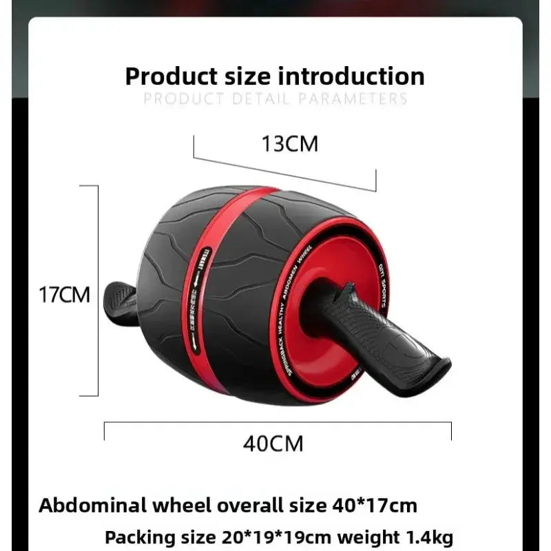 Ab Roller Wheel | Self Rebound | With Protective Knee Mat
