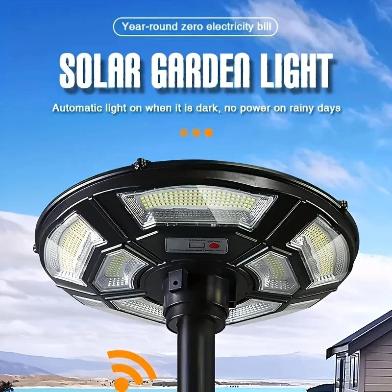 Solar Powered Outdoor Yard Light UFO Solar Charging Courtyard light Automatic On/Off from Dawn to Dusk source With Motion Sensor from PriceLows™