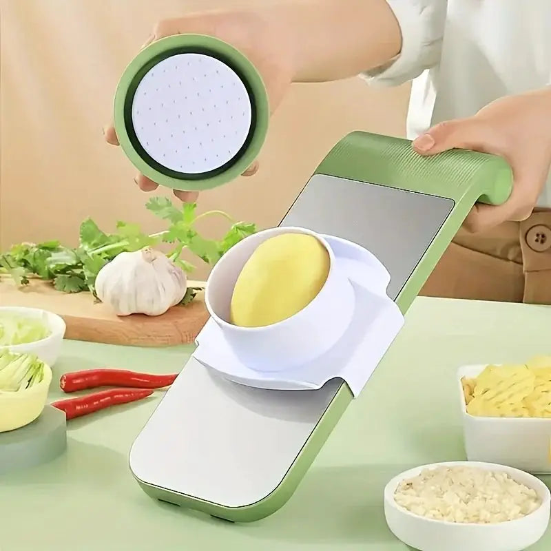 Vegetable Cutter | Stainless Steel Blades | Multifunctional Kitchen Slicer