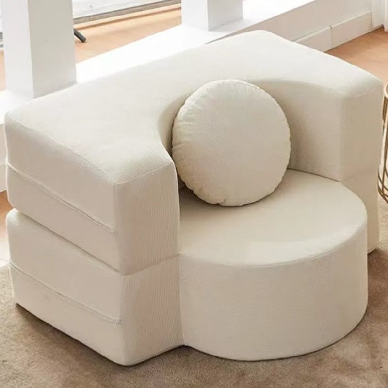 Sofa Bed | Velvet Fabric | Modular Convertible | 2 Seater