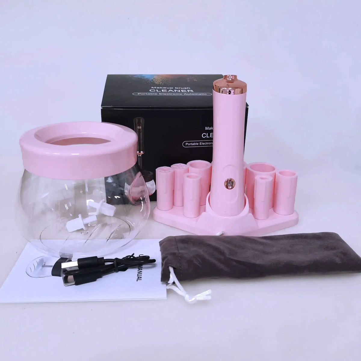 Electric Makeup Brush Cleaner | 1500mAh Battery | 3 Speed Settings