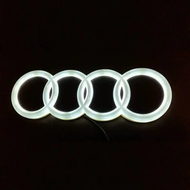 Car front grille 4D LED logo light front ring Sticker suitable for Audi A3 A4 A5 A6 A7 S3 S5 S6 S7 Q3 Q5 car supplies. from PriceLows™