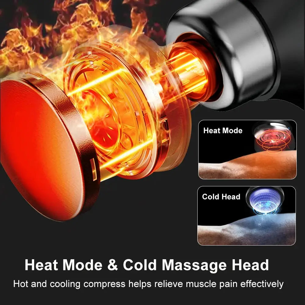 Percussion Massage Gun | High Frequency Battery Powered | Ergonomic Handle