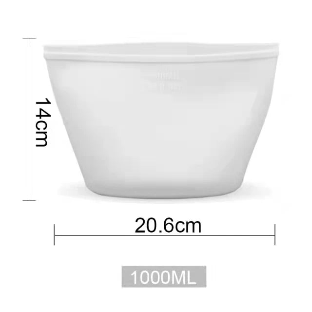 Reusable Silicone Food Storage Bags | Food Grade | Fridge Friendly | 1 Pack