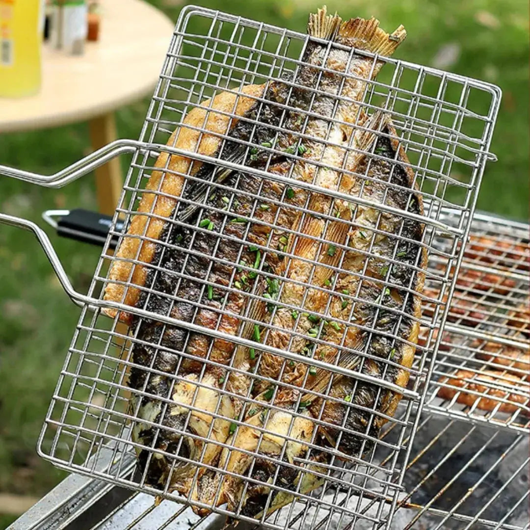 Barbecue Mesh Clip | Detachable Handle | Non Toxic Heat Resistant | One Size