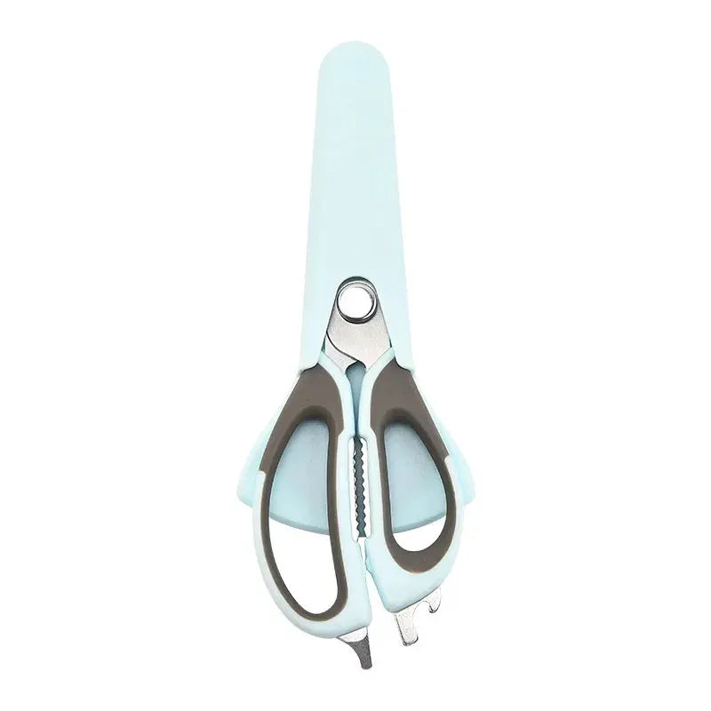 7-in-1 Multifunctional Stainless Steel Kitchen Scissors with Magnetic Holder Heavy Duty Food Scissors for Meat Fish Poultry Vege from PriceLows™