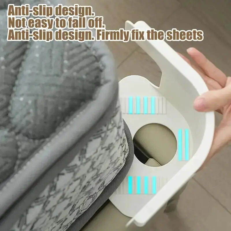Bedsheet Clips | Heavy Duty Adjustable | Invisible Grip | 4 Pack