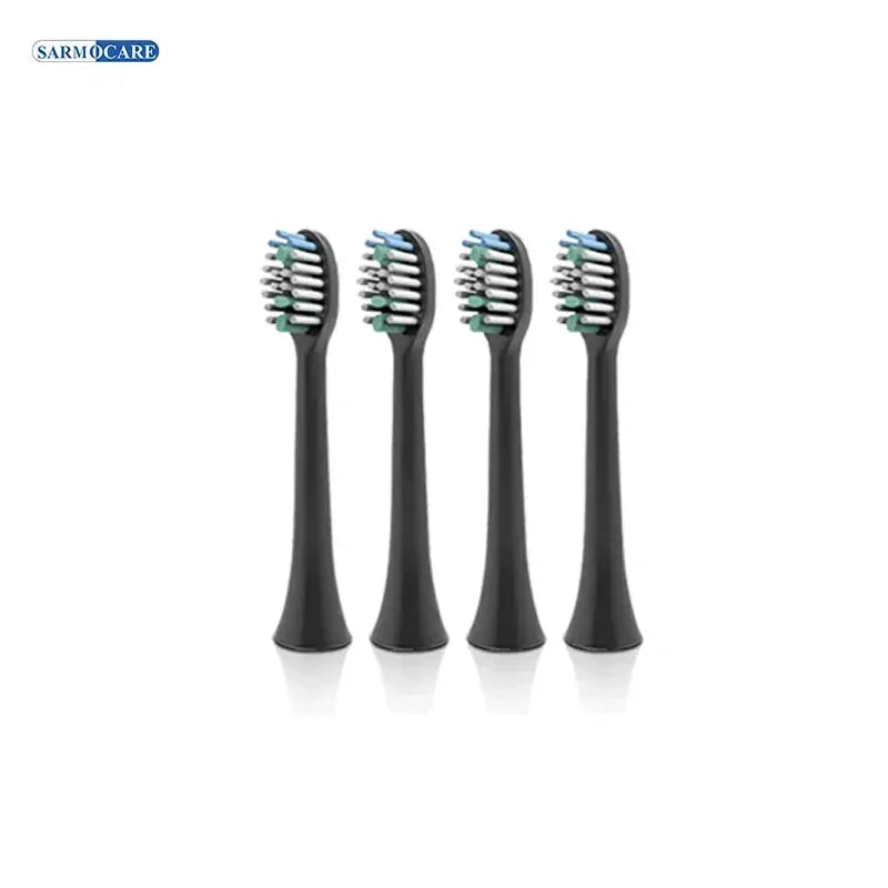 4pc Electric Tooth Brush Head Replacement for Sarmocare S100 Ultrasonic Sonic Electric Toothbrush Toothbrush Head from PriceLows™