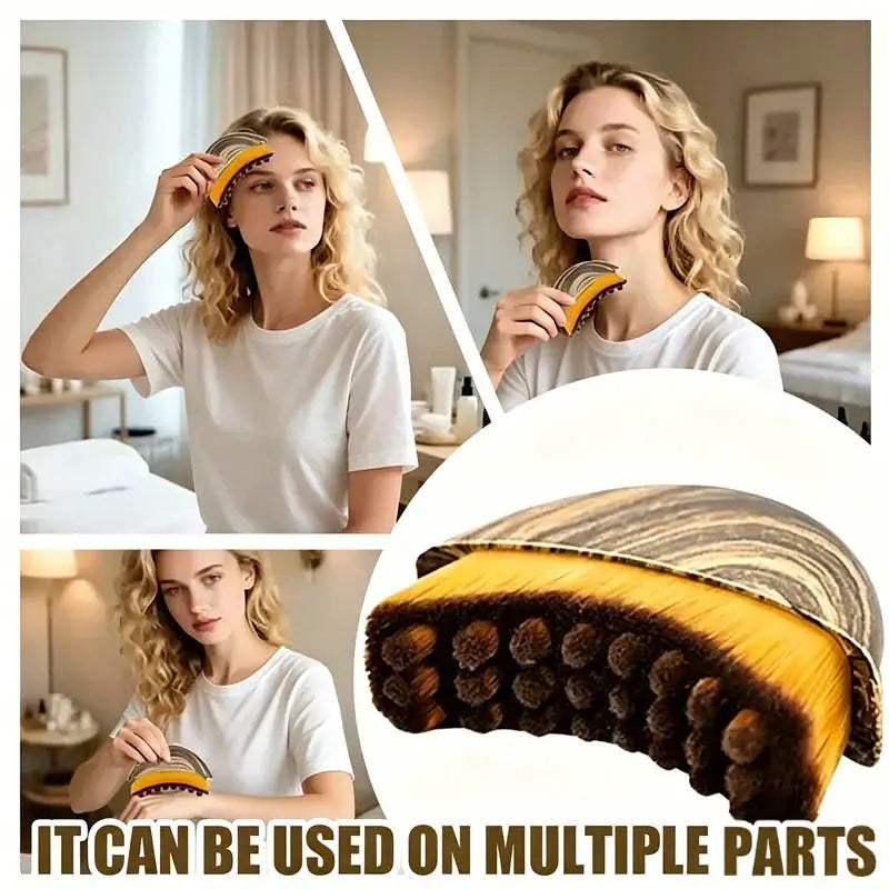 Lymphatic Contour Face Brush | Rubber Material | Non Electric | One Unit