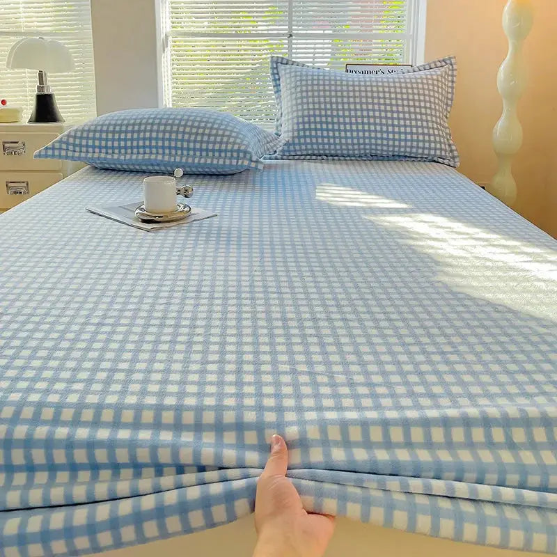 Flannel Fitted Sheet | Deep Pocket 25cm | Fade Resistant | Single To King