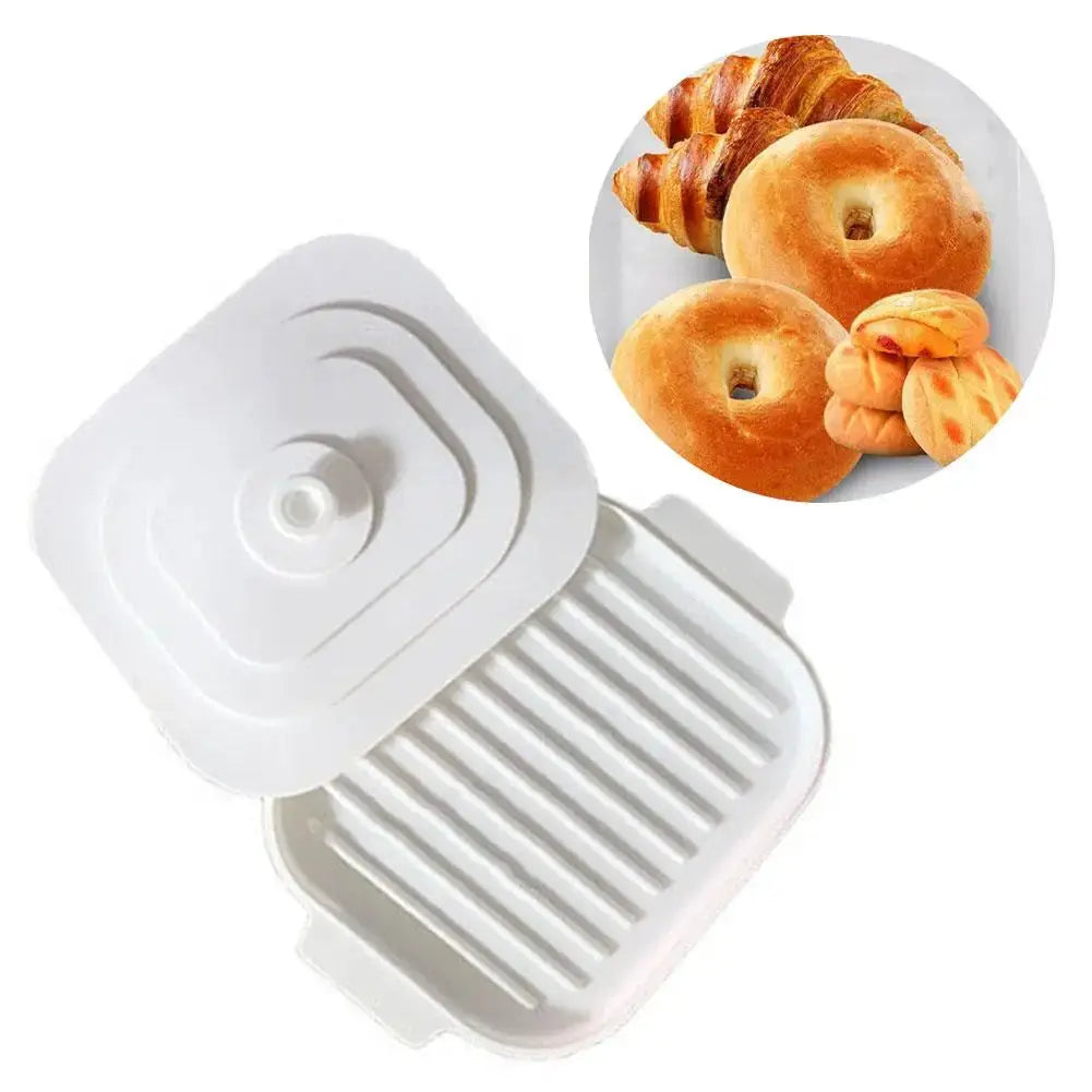 Silicone Bacon Pan | Microwave Safe | Reusable | Square 28x21 cm; Round 24x20 cm