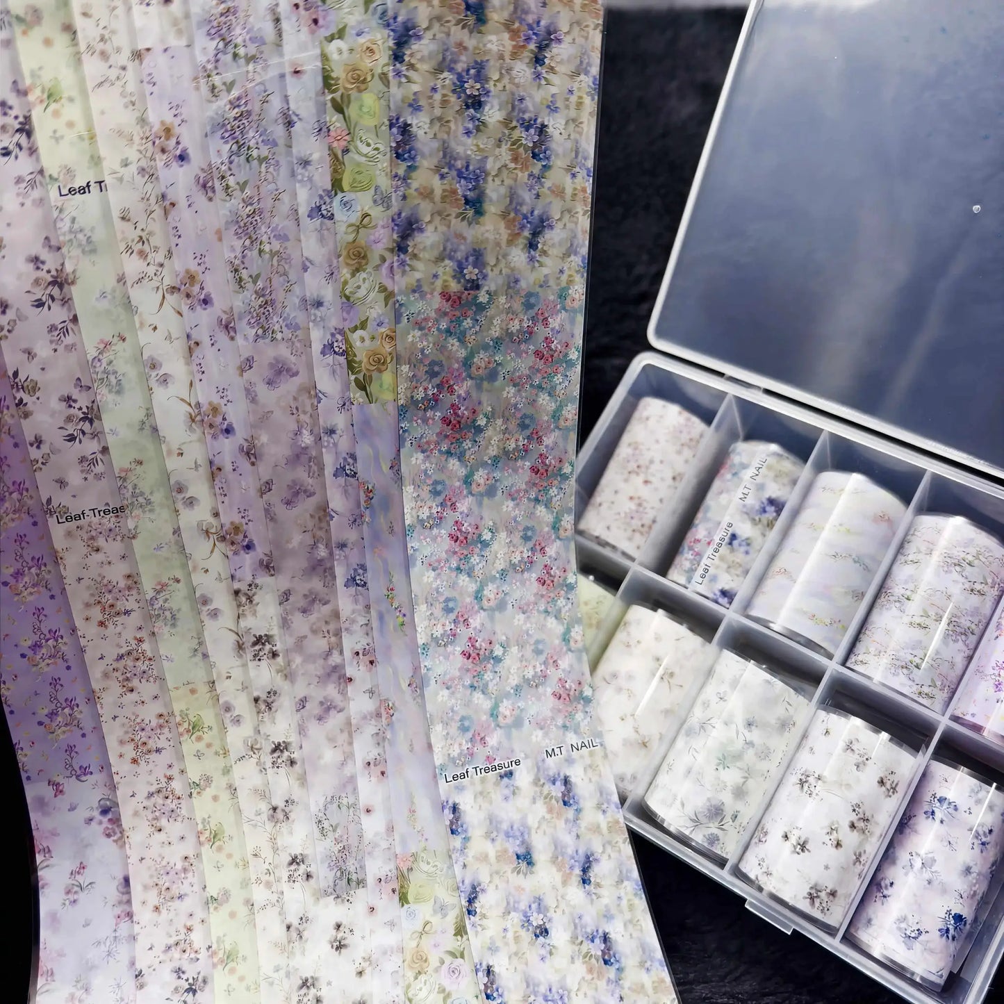 10Rolls Halloween Flower Plaid Angel Marble Bow Nail Foils Transfer Paper Nail Art Stickers Decal Nails Decoration from PriceLows™