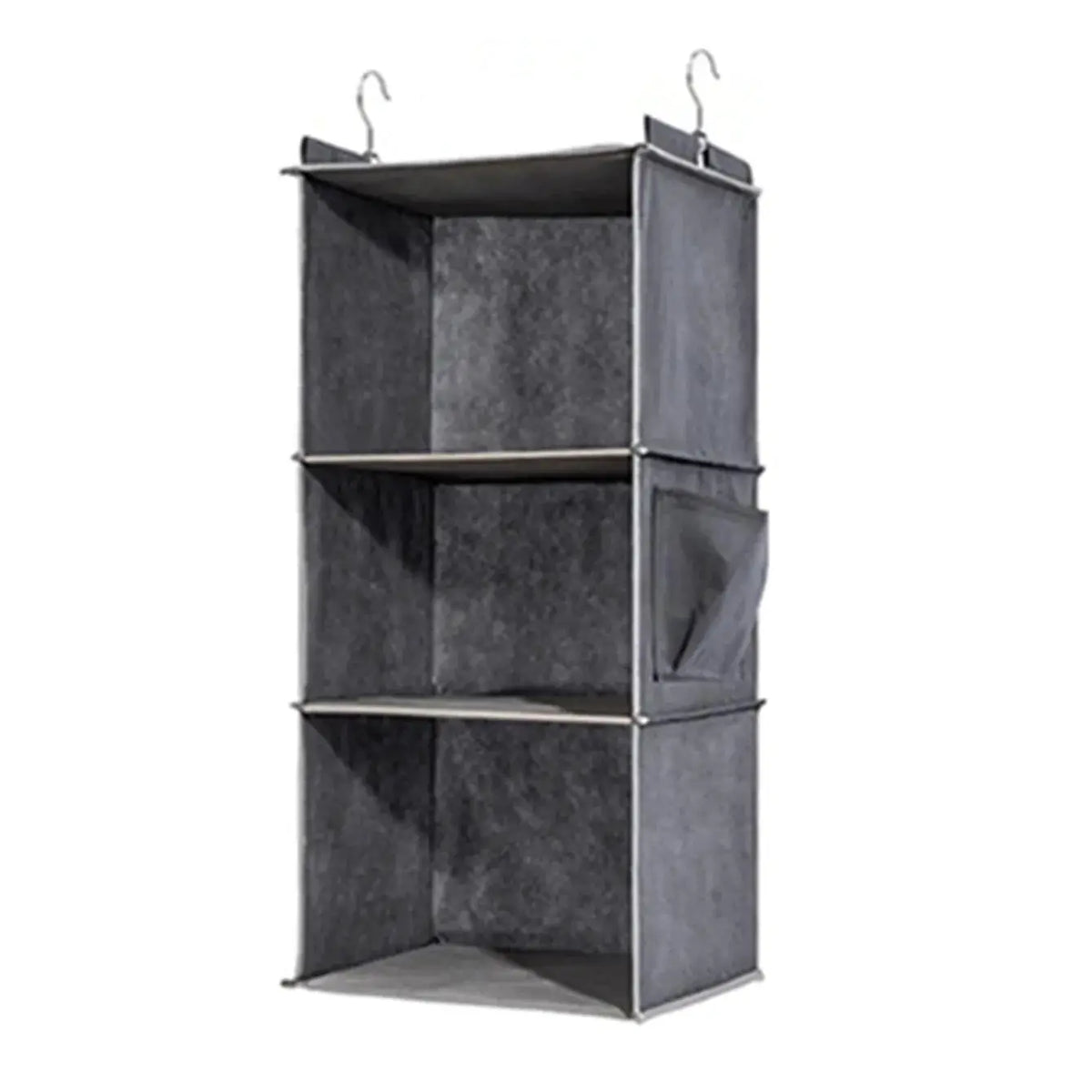 Fabric Storage Box | Nonwoven Material | Multi Purpose | Grey