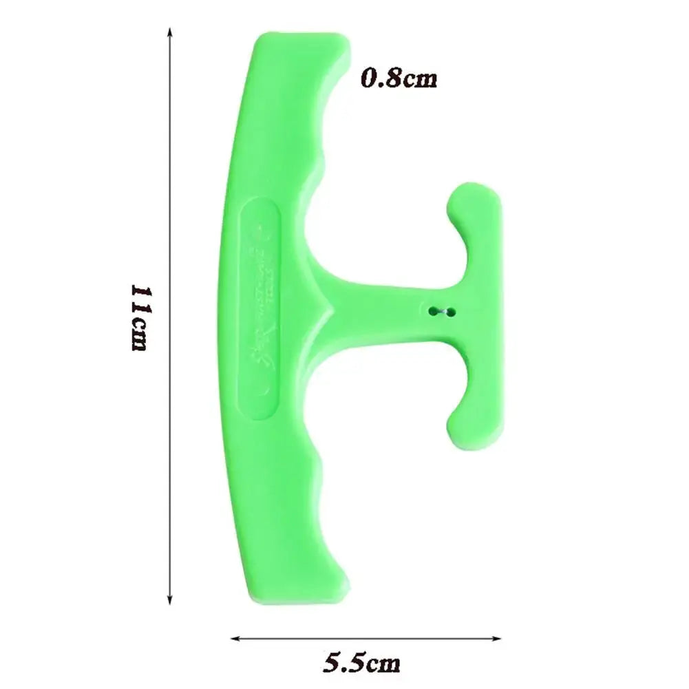 Car Emblem Remover Tool Kit | 30 Cm Steel Wire | Plastic Handle | Green