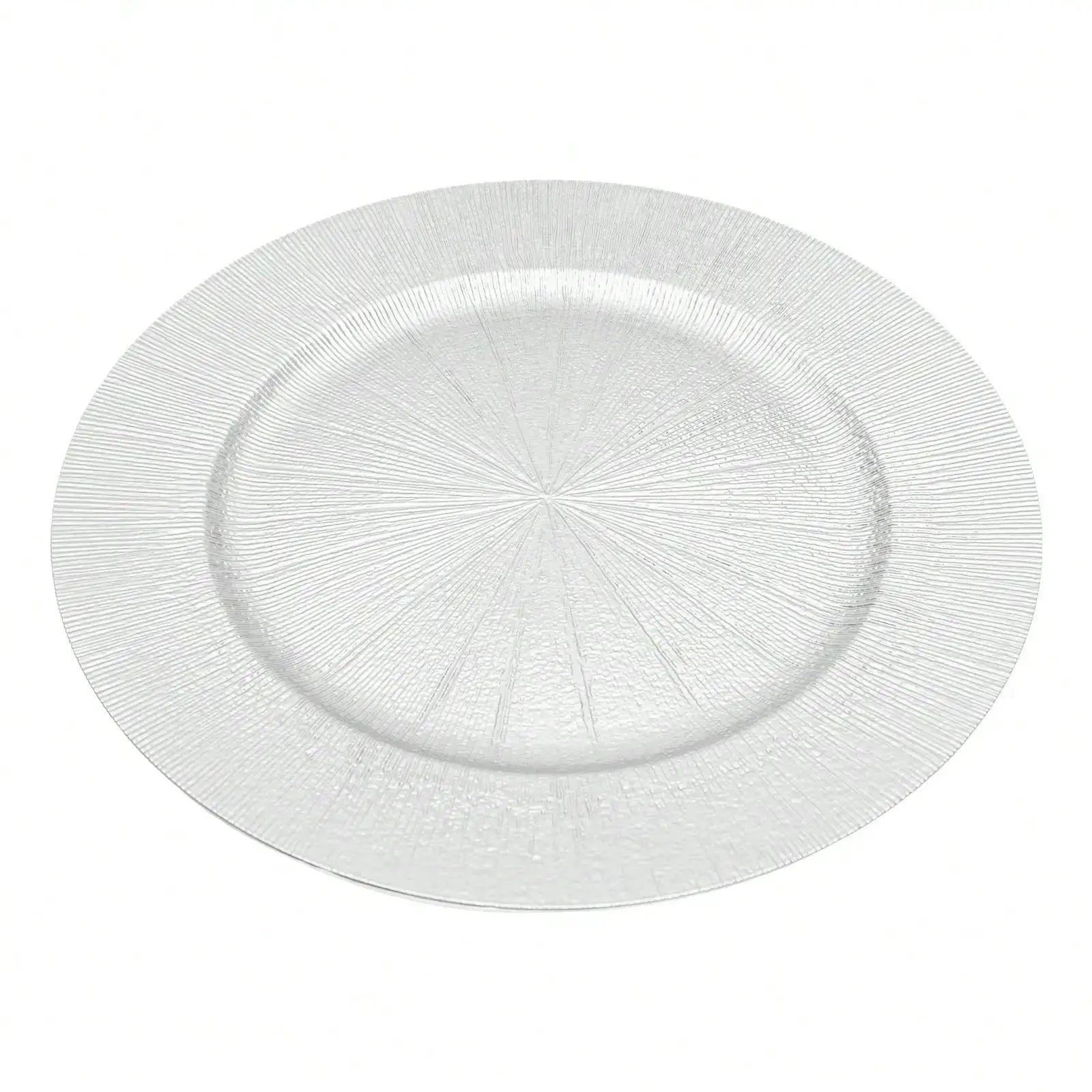 50Pcs Charger Plates Bulk 13Inch Round Charger Plates Plastic Wedding Dinner Elegant Reusable For Table Setting from PriceLows™