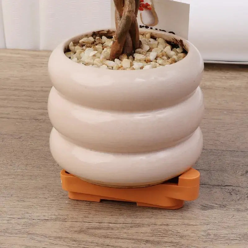 Plant Pot Foot Flower Pot Support Invisible Triangle Holder Decor Plant Stand Outdoor Statue Pot Planter Feet Bonsai Holders from PriceLows™
