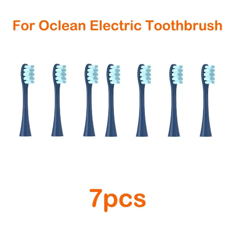 For Oclean Flow/X/ X PRO/ Z1/ F1/ One/ Air 2 /SE Brush Heads Soft DuPont Sonic Toothbrush Vacuum Bristle 7pcs Replacement Heads from PriceLows™
