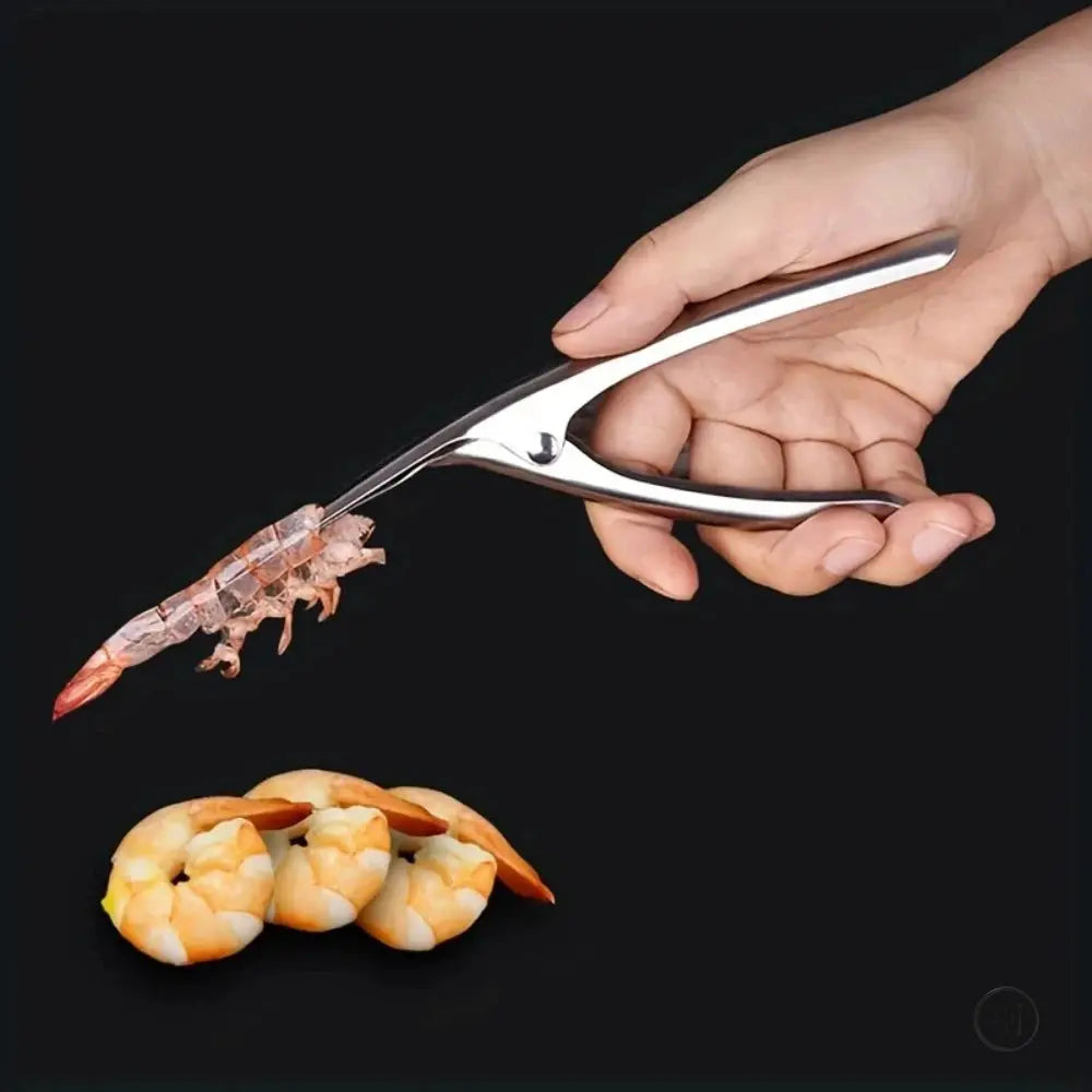 Stainless Steel Shrimp Deveined Device - Ergonomic Fishbone Design，Easy Shell Removal，Kitchen Seafood Preparation Gadget from PriceLows™