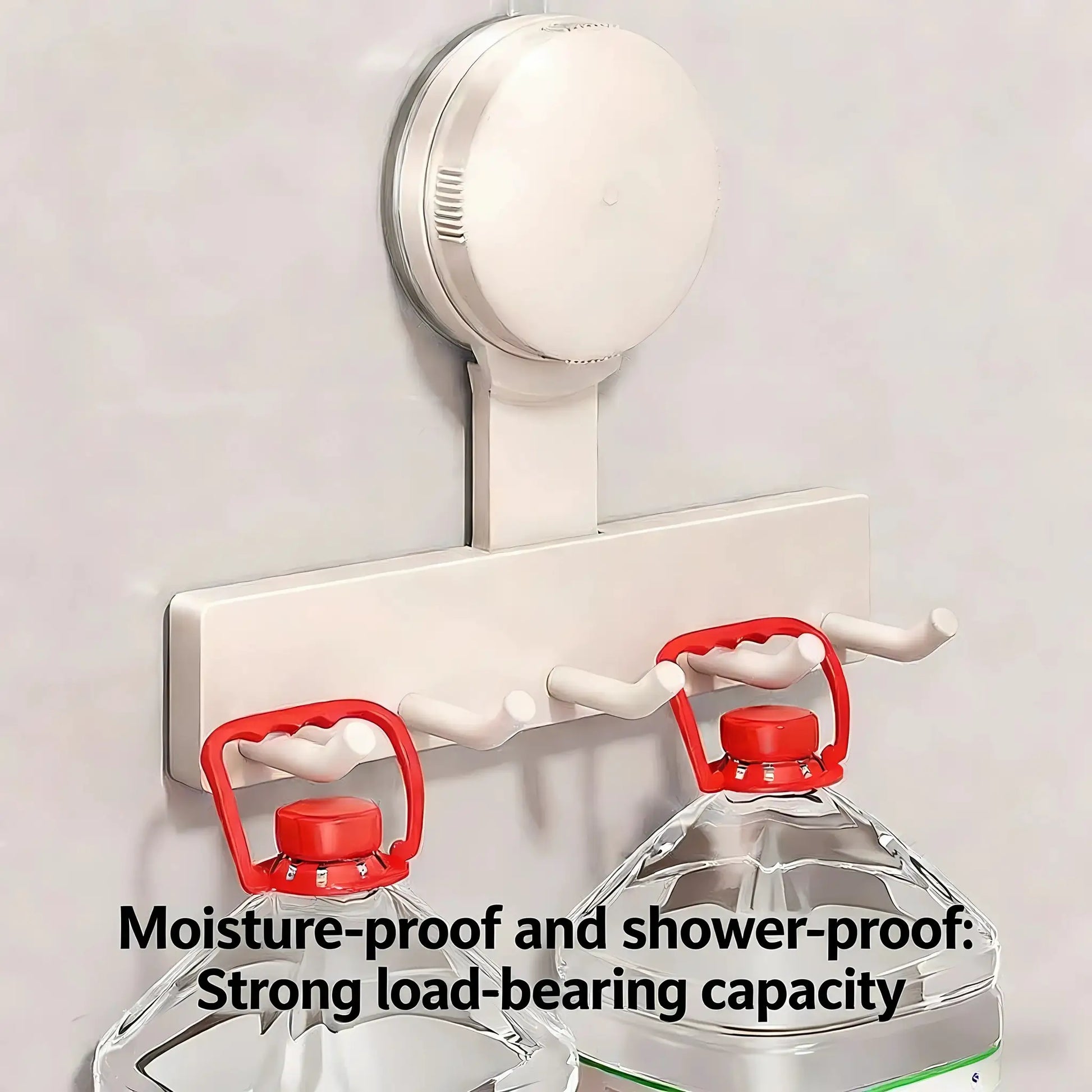 1Pc Suction Cup Hooks No-Drill Wall-Mounted Kitchen Organizer - Strong Load-Bearing Rack for Spatulas Ladles & Utensils from PriceLows™