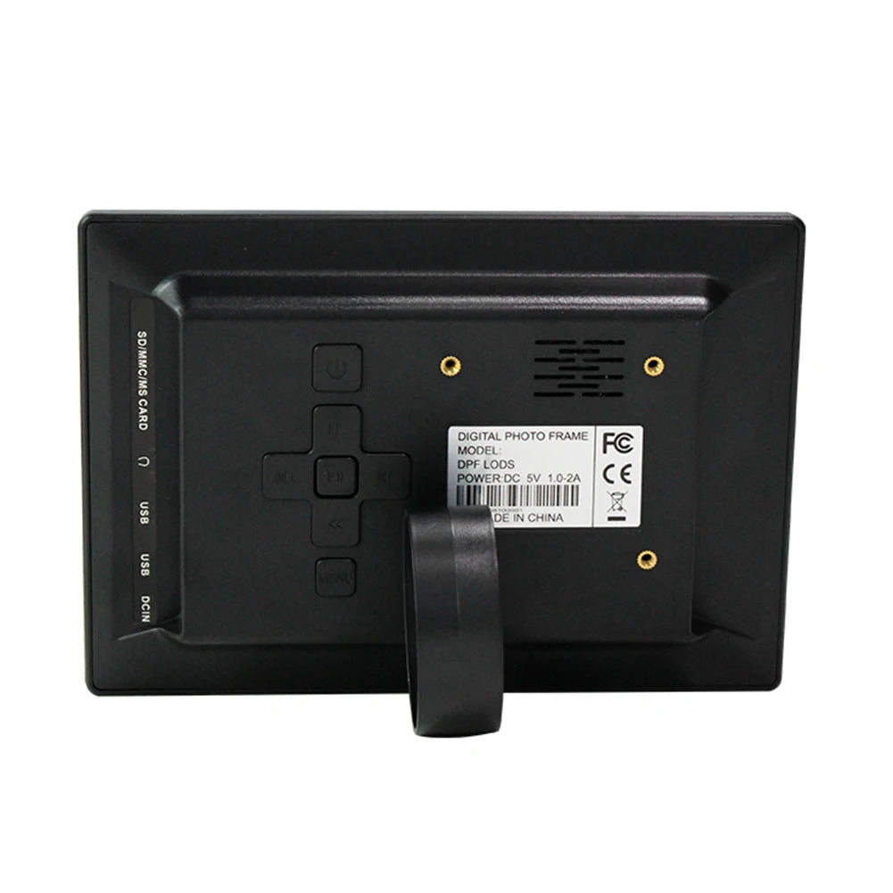 Digital Photo Frame | 7 Inch HD Display | 800x480 Resolution | Alarm Clock