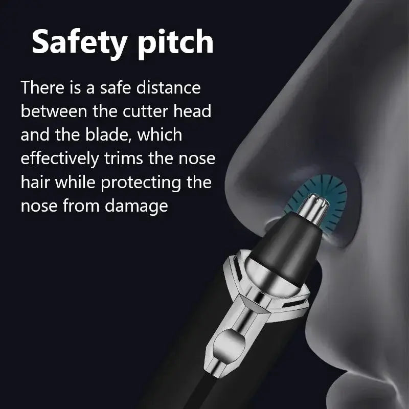 Kemei Nose Hair Trimmer | Rechargeable Wet Dry | Stainless Steel Blades