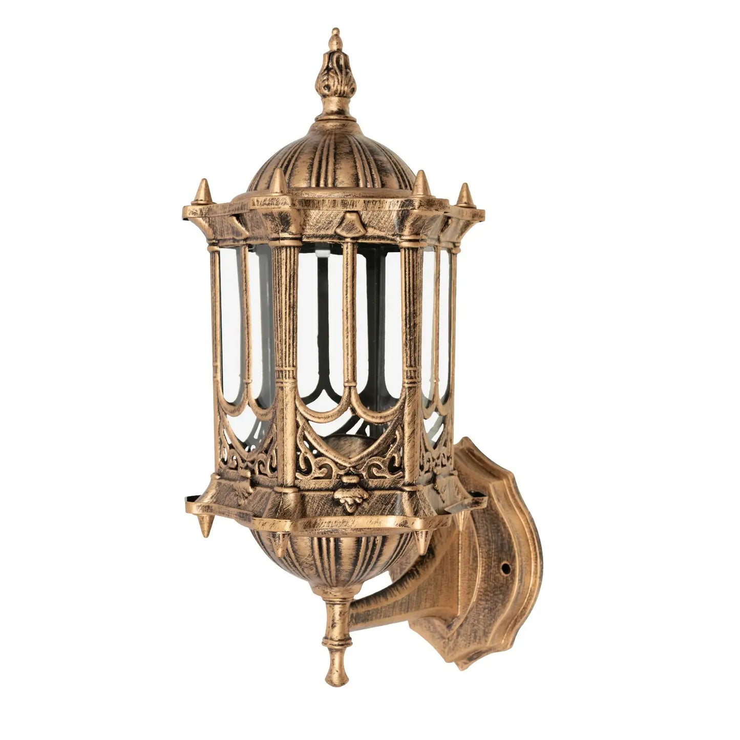 Outdoor Wall Light Fixtures Brass Exterior Wall Lantern Waterproof Sconce Porch Garden Lights E27 Wall Mount for Entryways Yards from PriceLows™