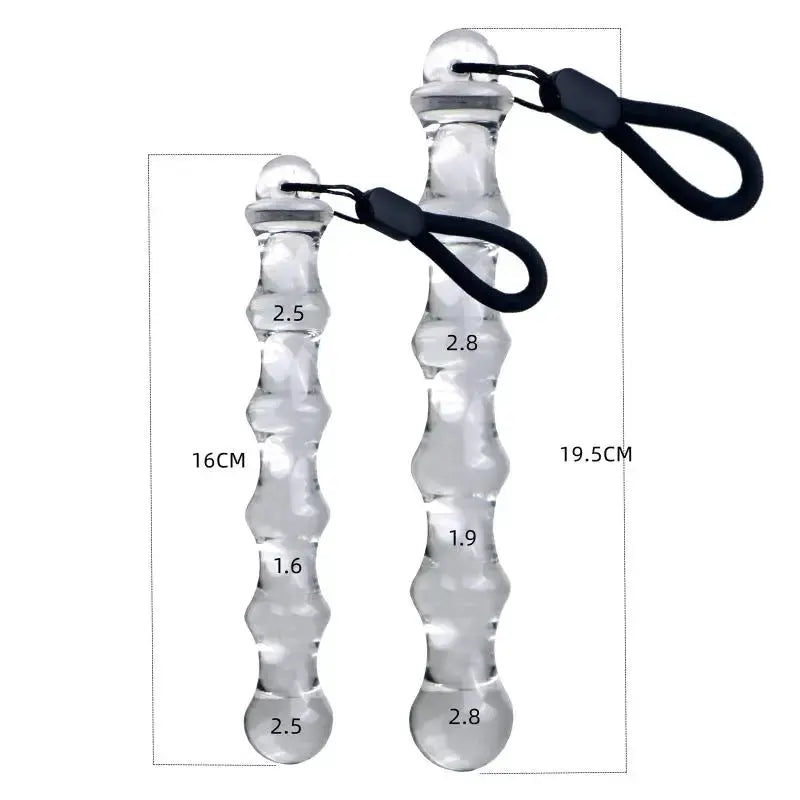 Man Massage Stick | Smooth Design | Green Transparent | 1 Piece