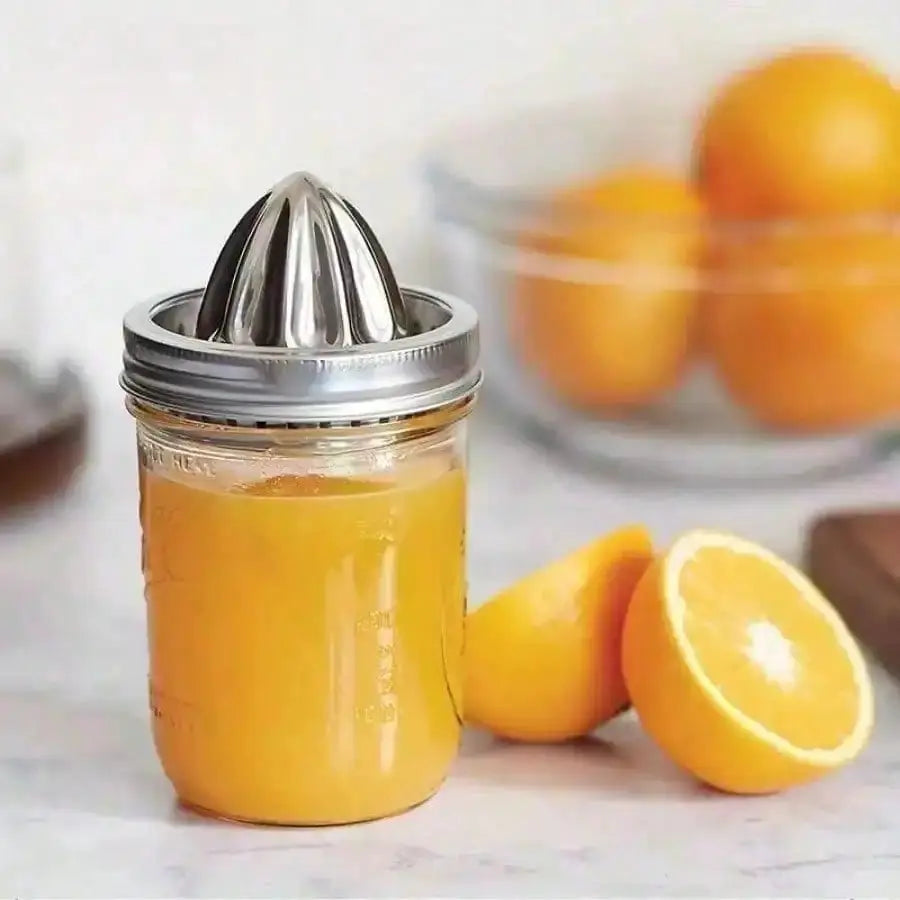 1pc Stainless Steel Citrus Juicer Lid,Suitable For Mason Jars,Various Wide Mouth Juicing Tools,Kitchen Supplies Household Items from PriceLows™