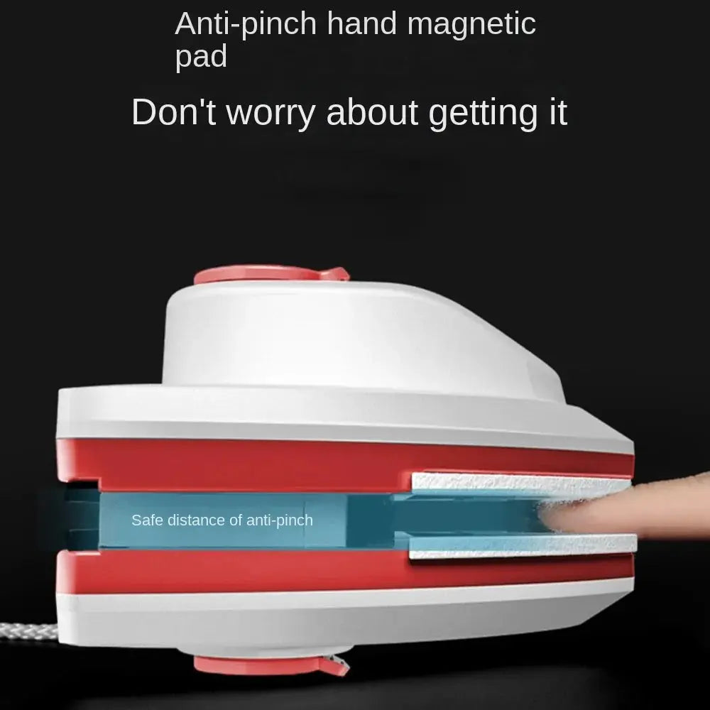 Magnetic Window Cleaner | Auto Water Discharge | Double Wiper | SZ-LB14