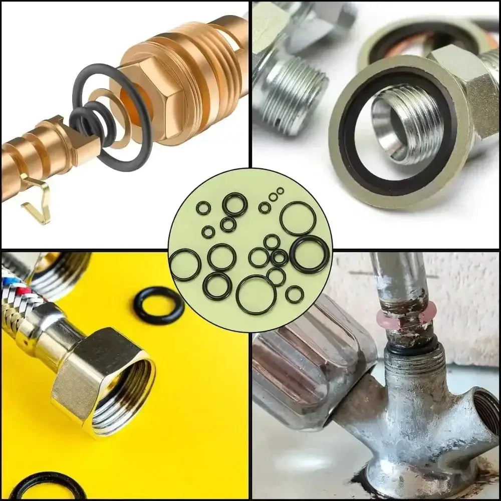 Nitrile Rubber Round Gasket Sealing O Ring Set Elastic Oil Resist Washer Gaskets Seals for Faucet Professional Plumbing Repair from PriceLows™