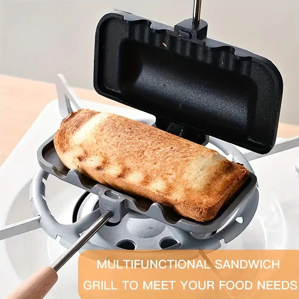 Sandwich Maker | Aluminum Alloy | Dual-Surface Non-Stick | 30x14x6.5 cm