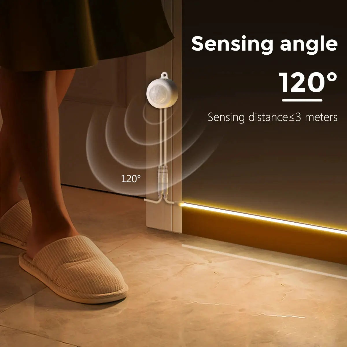Wireless PIR Motion Sensor LED Strip Light Neon Sign 12V Neon Lights Tape For DIY Kitchen Christmas Backlight Lamp Decoration from PriceLows™
