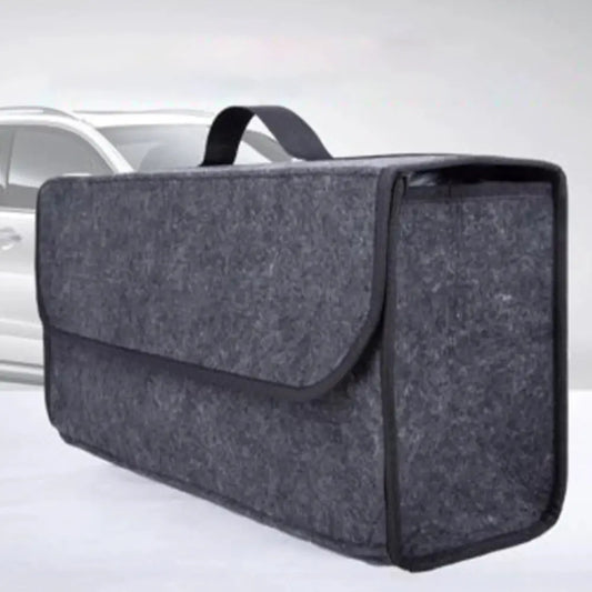 Large Anti Slip Compartment Boot Storage Organizer Tool Car Storage Bag Car Trunk Organizer Soft Felt Storage Box Accessories from PriceLows™