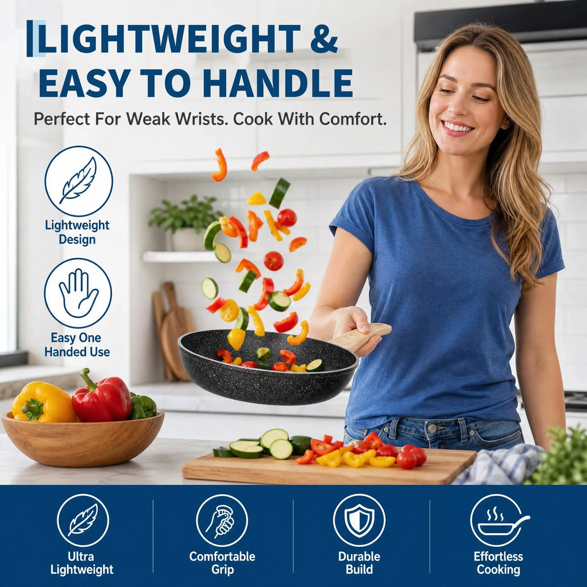 Ceramic Cookware Set | 14 Piece | Induction Ready | Oven Safe