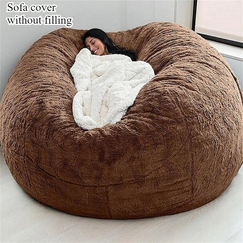 Bean Bag Cover | Arctic Velvet Fabric | Removable And Washable | Single