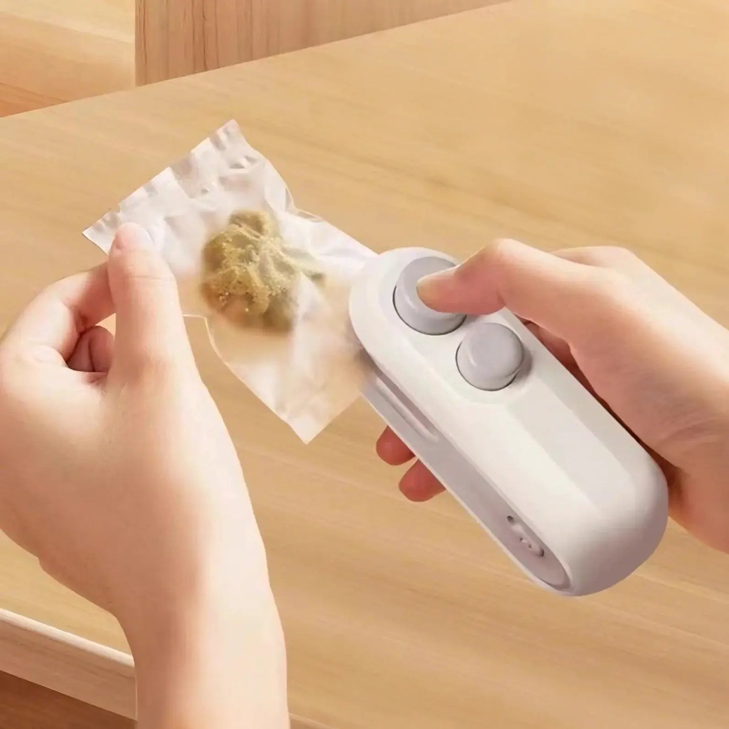 Portable Rechargeable 2-in-1 Bag Sealer & Cutter, Food Bag Sealing Tool from PriceLows™
