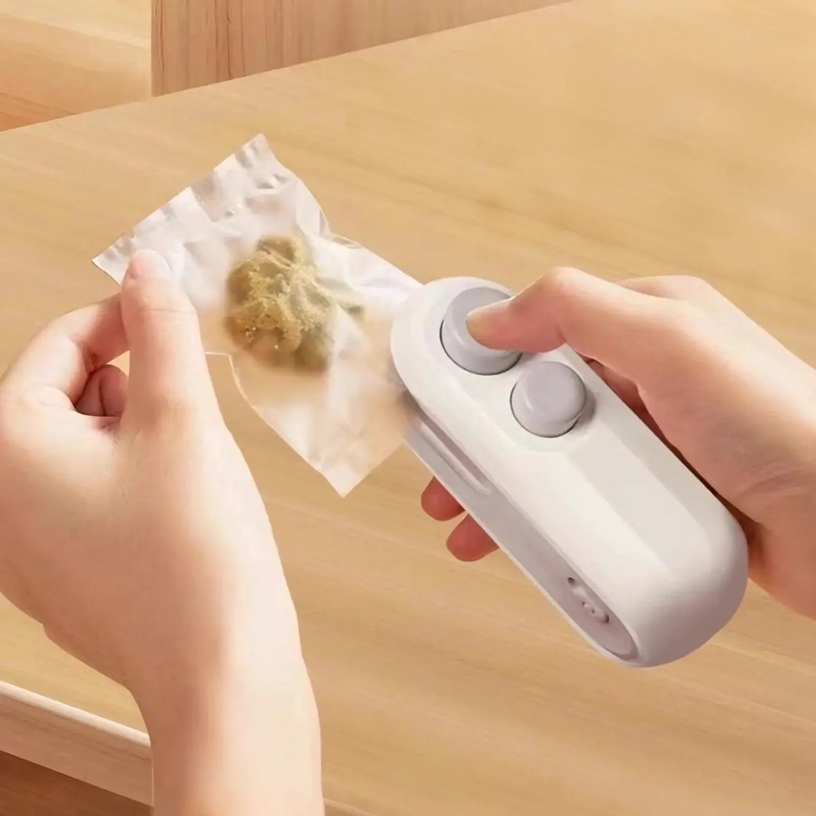 Portable Rechargeable 2-in-1 Bag Sealer & Cutter, Food Bag Sealing Tool from PriceLows™