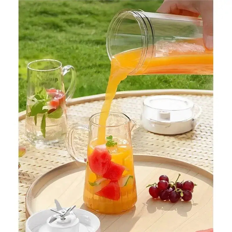 A83G-Portable Electric Juicer Small Household Rechargeable With Digital Display Vegetables Fruit Blender Juice Cup from PriceLows™