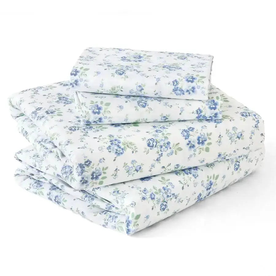 King Size 4 Piece Sheet Set, Soft Breathable Bed Sheet Set for Bedroom with Deep Pocket Up to 16, WrinkleFree amp Cooling Beddin from PriceLows™