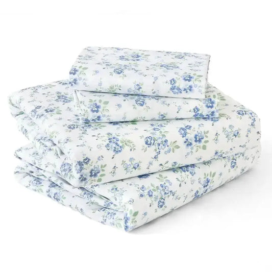 King Size 4 Piece Sheet Set, Soft Breathable Bed Sheet Set for Bedroom with Deep Pocket Up to 16, WrinkleFree amp Cooling Beddin from PriceLows™